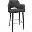 Bella Armchair Bar Stool Black Legs