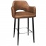 Bella Armchair Bar Stool Black Legs