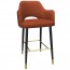 Bella Bar Chair Brass Frame