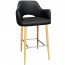 Bella Bar Stool Oak Legs