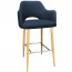 Bella Bar Stool Oak Legs