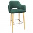 Bella Bar Stool Oak Legs