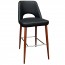 Bella Bar Stool Walnut Legs