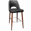 Bella Bar Stool Walnut Legs