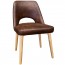 Bella Chair Natural Wood Legs
