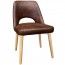 Bella Chair Natural Wood Legs