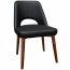 Bella Side Chair Walnut Wood Legs