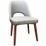 Bella Side Chair Walnut Wood Legs