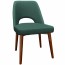 Bella Side Chair Walnut Wood Legs