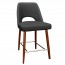 Bella Counter Stool Walnut Legs