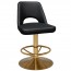 Bella Gaming Side Stool Brass Base