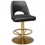 Bella Gaming Side Stool Brass Base