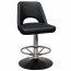 Bella Gaming Side Stool Silver Base