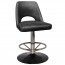Bella Gaming Side Stool Silver Base