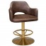 Bella Gaming Stool Brass Base