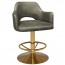 Bella Gaming Stool Brass Base