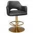 Bella Gaming Stool Brass Base