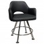 Bella Gaming Stool Silver Legs