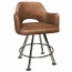 Bella Gaming Stool Silver Legs
