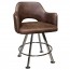 Bella Gaming Stool Silver Legs