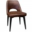 Bella Side Chair Black Legs