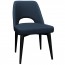 Bella Side Chair Black Legs