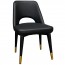 Bella Side Chair Brass Legs