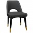 Bella Side Chair Brass Legs