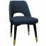 Bella Side Chair Brass Legs