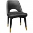 Bella Side Chair Brass Legs