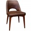 Bella Side Chair Walnut Legs