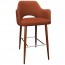 Bella Tub Bar Stool Walnut Legs