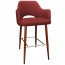 Bella Tub Bar Stool Walnut Legs