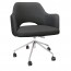 Bella Tub Office Chair Silver Castor Legs