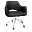 Bella Tub Office Chair Silver Castor Legs