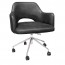 Bella Tub Office Chair Silver Castor Legs