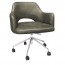 Bella Tub Office Chair Silver Castor Legs