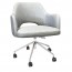 Bella Tub Office Chair Silver Castor Legs