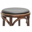 Bentwood Bar Stool with Padded Seat 