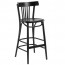 Bentwood Upholstered Fan Verical Back Barstool BST-788 VERT 78cm
