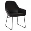 Bianca Waiting Room Chair Black Sled Base