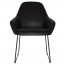 Bianca Waiting Room Chair Black Sled Base