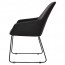 Bianca Waiting Room Chair Black Sled Base