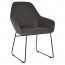 Bianca Waiting Room Chair Black Sled Base