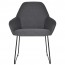 Bianca Waiting Room Chair Black Sled Base