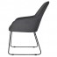 Bianca Waiting Room Chair Black Sled Base