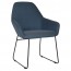 Bianca Waiting Room Chair Black Sled Base