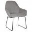 Bianca Waiting Room Chair Black Sled Base