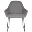 Bianca Waiting Room Chair Black Sled Base