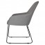 Bianca Waiting Room Chair Black Sled Base